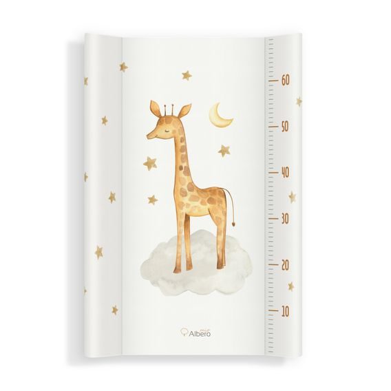 Albero Mio Přebalovací podložka měkká profilovaná 70x47 (448) GIRAFFE LULU