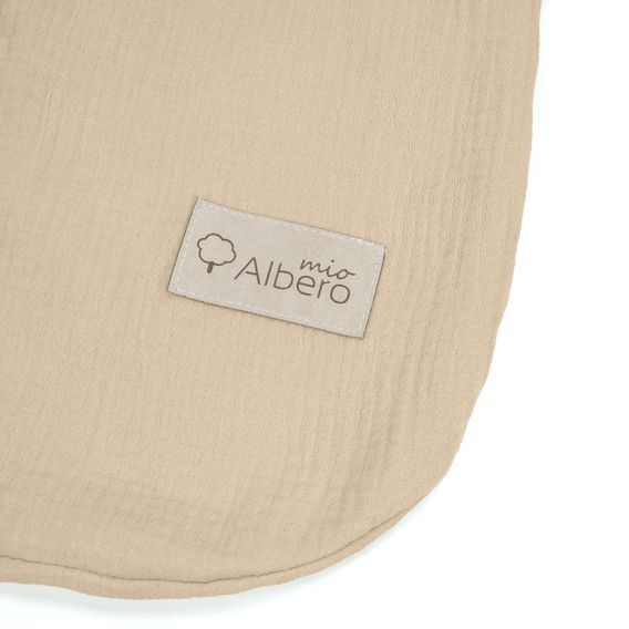 Albero Mio Letní mušelínový spací pytel 0-4m BISCUIT BEIGE
