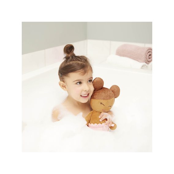 B-Toys Panenka plyšová do vany Lulla Baby Light Brown Hair