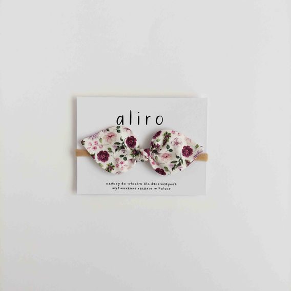 Aliro Čelenka Zoe vzorovaná FIALOVO-RŮŽOVÉ KVĚTY