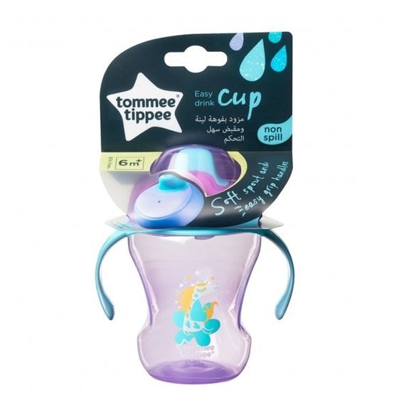 Tommee Tippee Netekoucí hrnek Explora Easy Drink 230ml, 6m+ FIALOVÝ