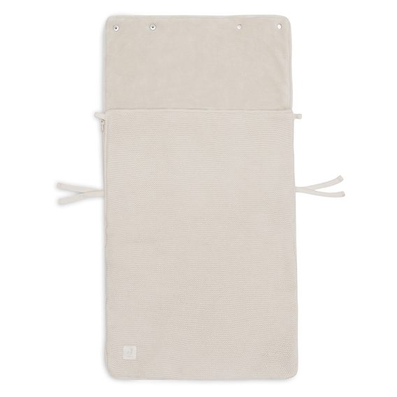 Jollein Fusak do autosedačky Basic Knit OATMEAL