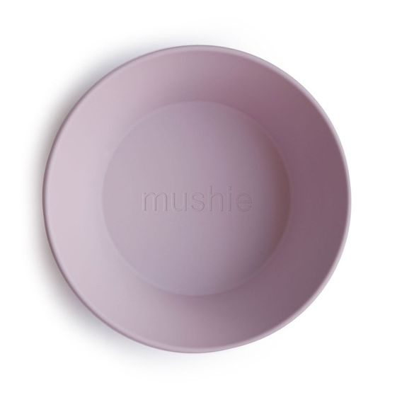 Mushie Kulatá miska 2ks SOFT LILAC