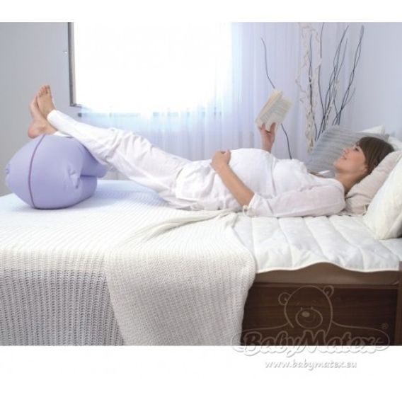 BabyMatex Multifunkční kojící polštář RELAX PLUS s lehátkem 170cm bavlna-velur HNĚDÝ
