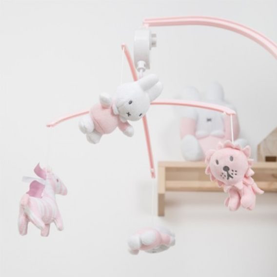 Tiamo Hudební kolotoč MIFFY SAFARI PINK