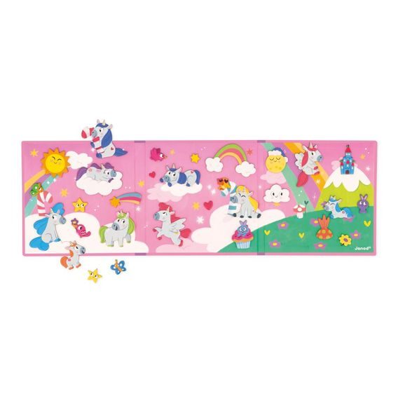 Janod Magnetická kniha Magnetistories JEDNOROŽCI