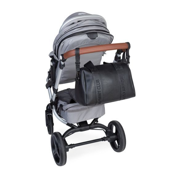 Childhome Přebalovací taška Mommy Club Signature Vegan Leather Black
