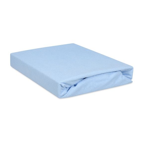 BabyMatex Nepromokavé froté prostěradlo 120x60cm MODRÉ