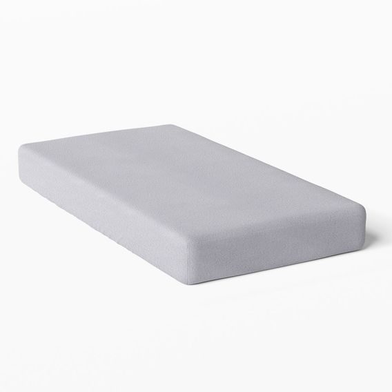 Eevi Prostěradlo Froté 120x60cm SVĚTLE ŠEDÁ