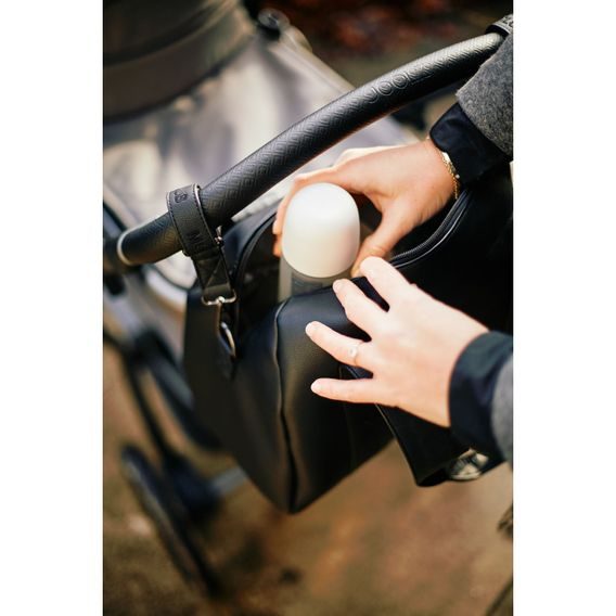 Childhome Přebalovací taška Mommy Club Signature Vegan Leather Black