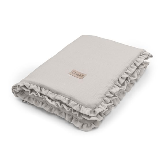 Albero Mio Zateplená mušelínová dětská deka BÉŽOVÁ