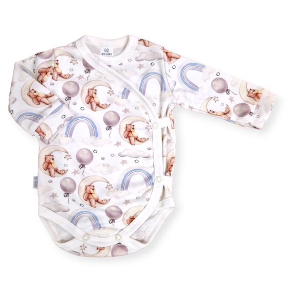 Le Bebe Soupravička (4ks) s dupačkami - Méďa na měsíci