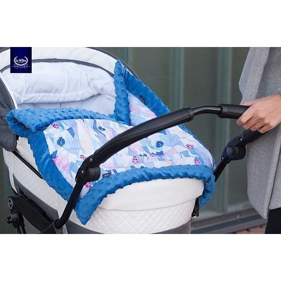 La Millou Luxusní dětská deka s výplní vel.S, TUCANS - RASPBERRY