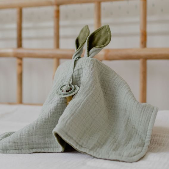 BIBS Kangaroo mazlíček BIO bavlna Ivory/Vanilla