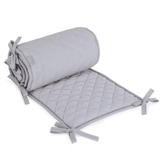 Ceba Mantinel do postýlky CARO Premium Line - ŠEDÝ