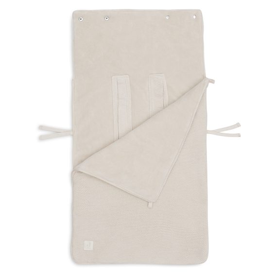 Jollein Fusak do autosedačky Basic Knit OATMEAL