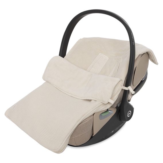 Jollein Fusak do autosedačky Basic Knit OATMEAL