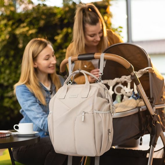 BabyOno Přebalovací batoh Modern Style BÉŽOVO-ŠEDÝ