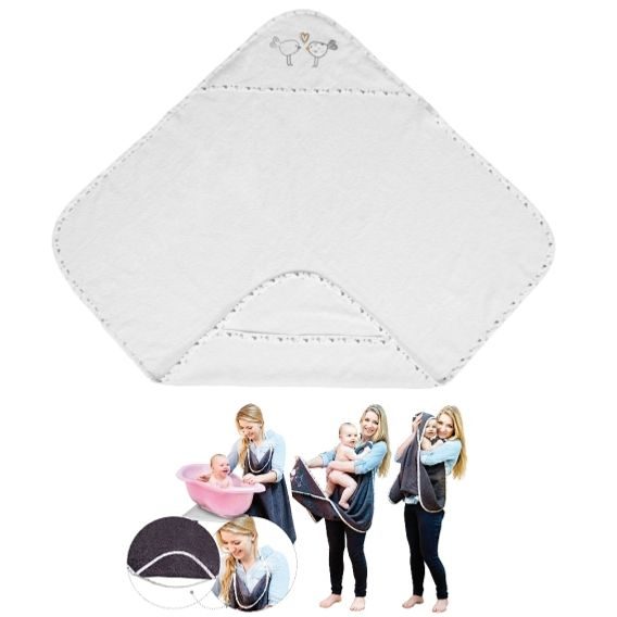 BabyMatex Osuška Maxi Plus 100x100cm č.01 BÍLÁ