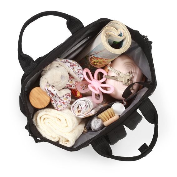 BabyOno Přebalovací batoh Modern Style ČERNÝ