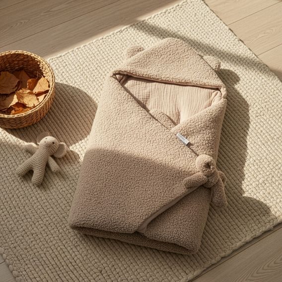 Albero Mio Zavinovačka do autosedačky Boucle LATTÉ