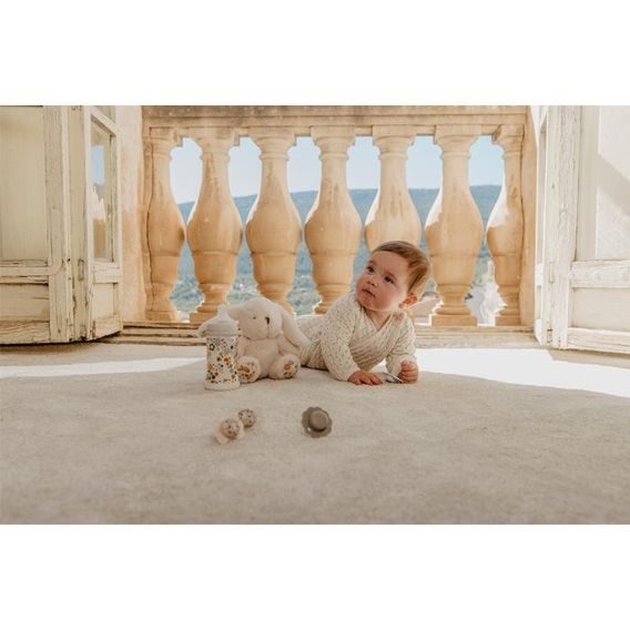 Suavinex Wonderland kojenecká láhev 270ml LIBERTY RŮŽOVÁ