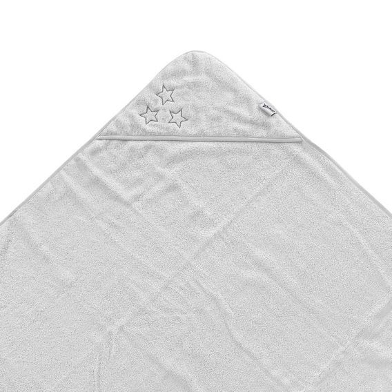 Kikko BIO bavlněná froté osuška s kapucí XKKO Organic 90x90cm WHITE STARS