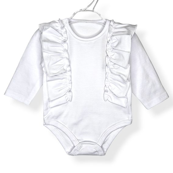 Mrofi Body dlouhý rukáv Emily BÍLÁ