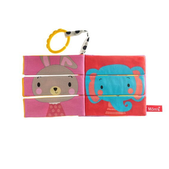 Mom´s Care Knížka puzzle zvířátka