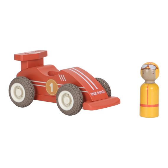 Little Dutch Závodní auta na setrvačník dřevěná
