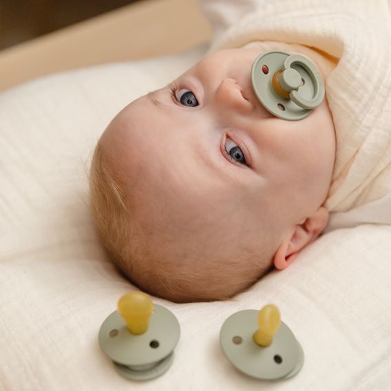 BIBS Set dudlíků Try It 3ks BABY BLUE