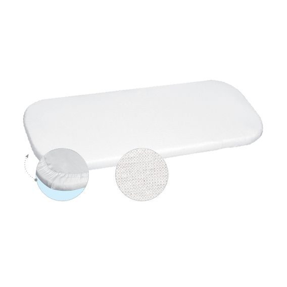 BabyMatex Prostěradlo Jersey 75x35cm BÍLÁ