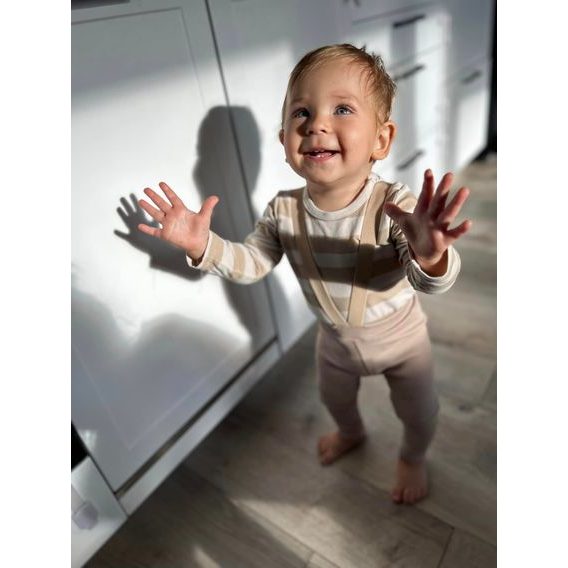 Bunnykids Legíny s kšandami BÉŽOVÁ