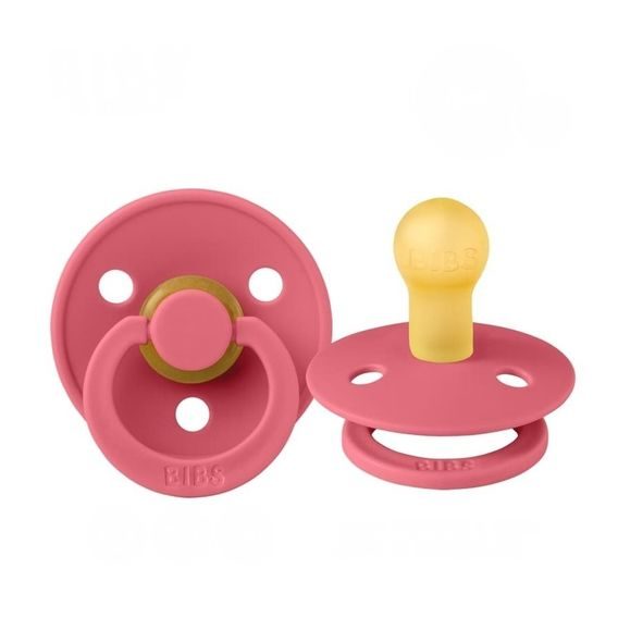 BIBS Colour dudlík kaučuk kulatý 6-18m CORAL