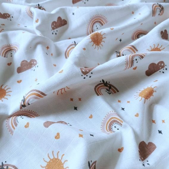 PREM Tetra osuška s potiskem 90x100cm DUHA