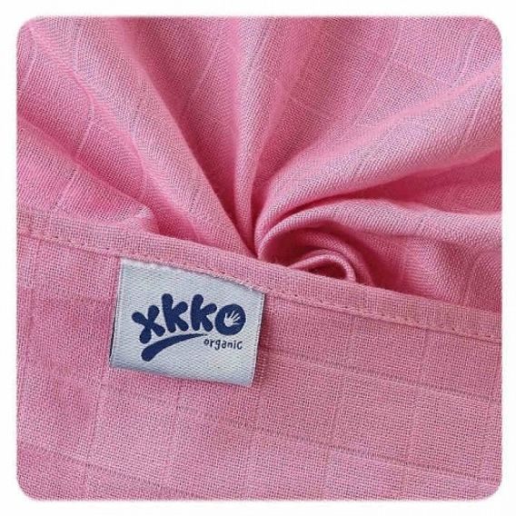 Kikko Pleny z biobavlny XKKO Organic 70x70cm Staré časy - Pastels for GIRLS (5ks)