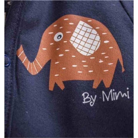 NINI Zateplená mikina Mini Zoo