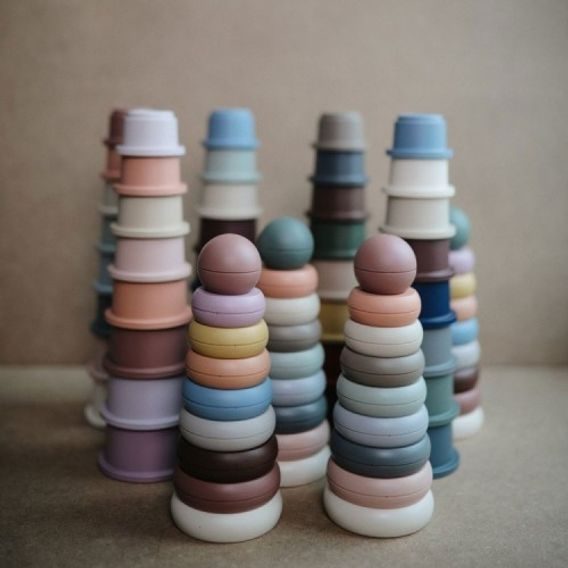 Mushie Stohovací kroužky ORIGINAL