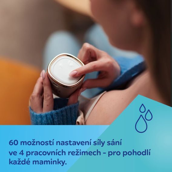 Canpol babies Přenosná elektrická odsávačka mateřského mléka PowerPump