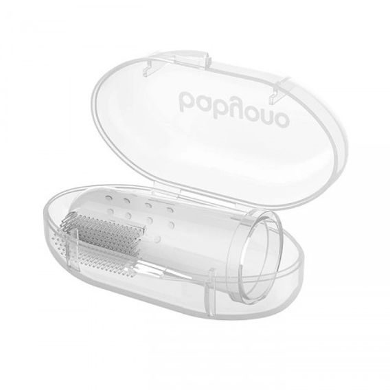 BabyOno Zubní kartáček na první zoubky a masáž dásní