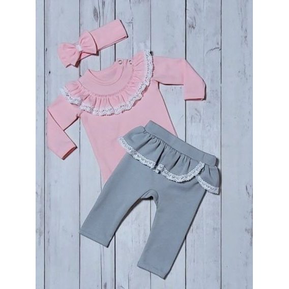 Bambarillo Body dlouhý rukáv Eliza RŮŽOVÁ