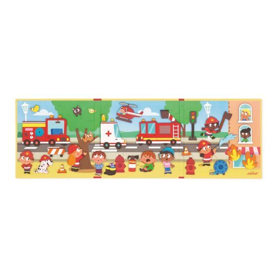 Janod Magnetická kniha Magnetistories HASIČI