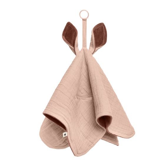 BIBS Kangaroo mazlíček BIO bavlna BLUSH