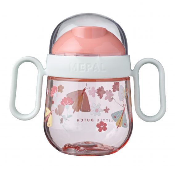 Little Dutch Hrneček s oušky 200ml Květiny a motýli (6m+)