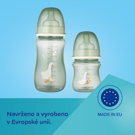 Canpol babies Láhev se širokým hrdlem GOOSE 240ml