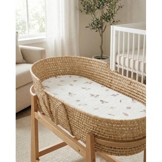 Albero Mio Mušelínové prostěradlo do kočárku 2ks (CM2) WILD FLOWERS