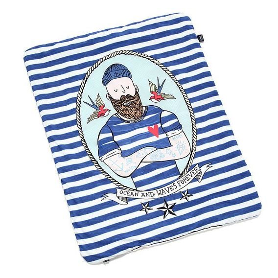 La Millou Dětská deka s výplní vel.L, BARBER SAILOR - ECRU