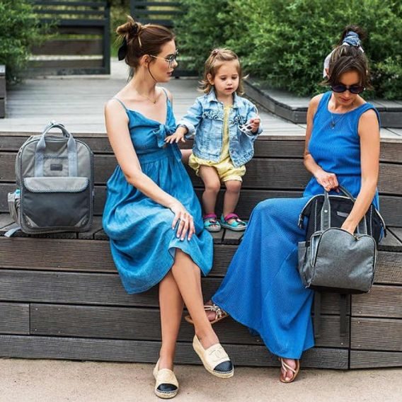 BabyOno Přebalovací batoh LONDON STYLE - GREY