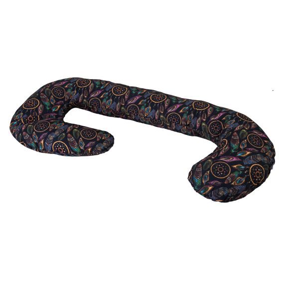 BabyMatex Multifunkční polštář C-Pillow (č.01) LAPAČE SNŮ ČERNÁ