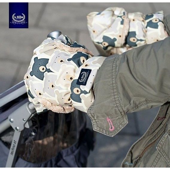 La Millou Luxusní rukávník RUKAVICE na kočárek, LA MILLOU FAMILY - OPAL